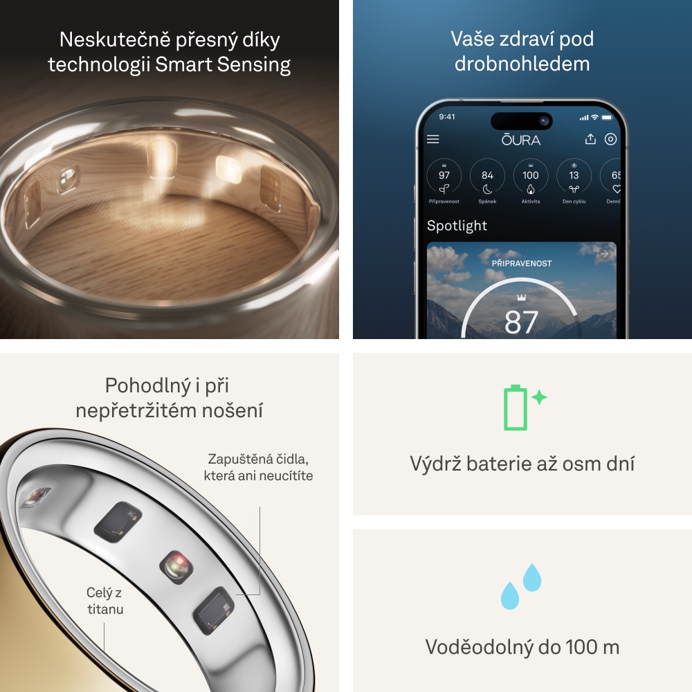 Oura Ring 4; prsteň; smart prsteň; wearables;
