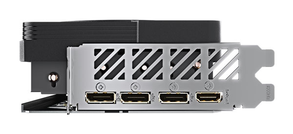 Gigabyte RTX 4070 Ti SUPER Windforce MAX OC 16G; obrazové výstupy 