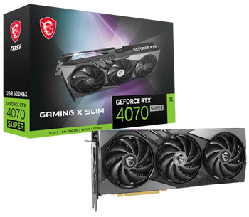 MSI RTX 4070 SUPER 12G GAMING X SLIM