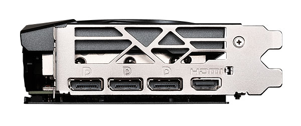 MSI RTX 4070 SUPER 12G GAMING X SLIM; obrazové výstupy 