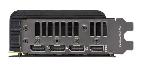 Asus ProArt RTX 4080 SUPER O16G; obrazové výstupy 