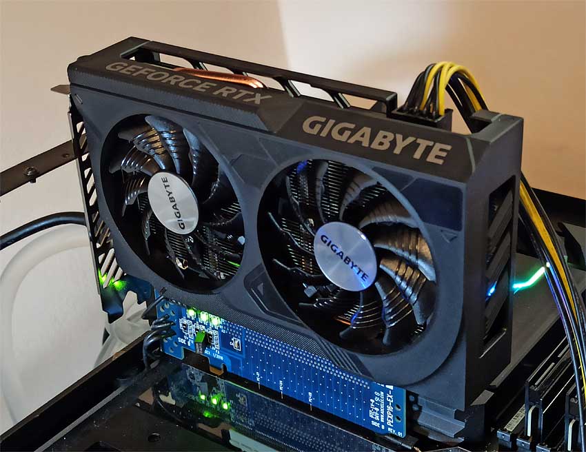 Gigabyte RTX 4060 WINDFORCE OC 8G v testoch