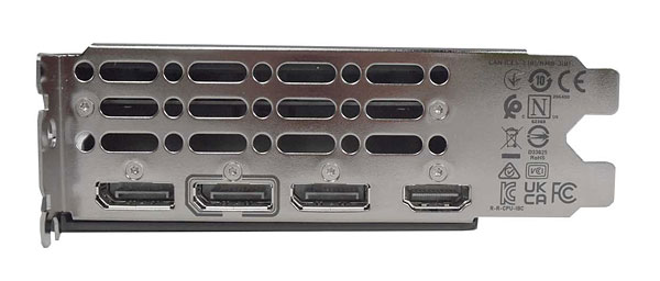 Intel Arc B580 Limited Edition 12G; obrazové výstupy