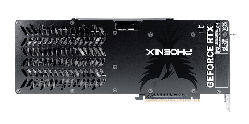 Gainward RTX 5080 PHOENIX GS 16G; zadná strana