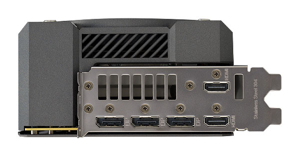 Asus TUF RTX 5080 O16G Gaming; obrazové výstupy 