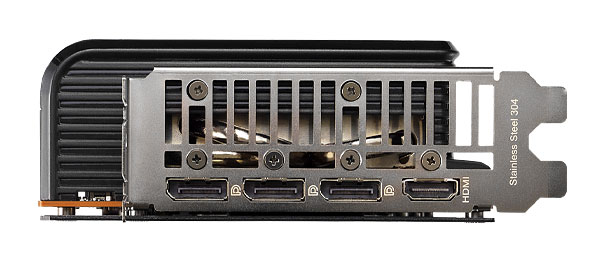 Asus PRIME RX 9070 XT O16G; obrazové výstupy 