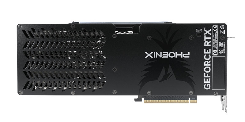 Gainward RTX 5070 PHOENIX GS 12G; zadná strana