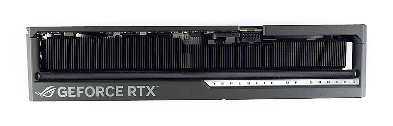 Asus ASTRAL RTX 5080 O16G Gaming; horná strana 