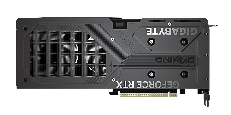 Gigabyte RTX 5060 Ti GAMING OC 16G; zadná strana