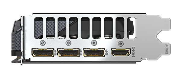 Gigabyte RTX 5060 Ti GAMING OC 16G; obrazové výstupy 