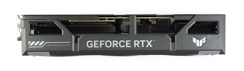 Asus TUF RTX 5060 Ti O16G Gaming; horná strana 