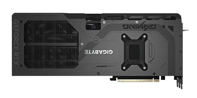 Gigabyte RTX 5080 GAMING OC 16G; zadná strana