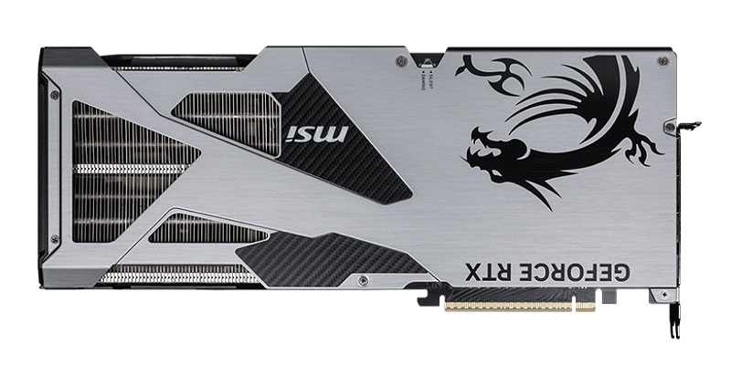 MSI RTX 5070 Ti 16G VANGUARD SOC; zadná strana