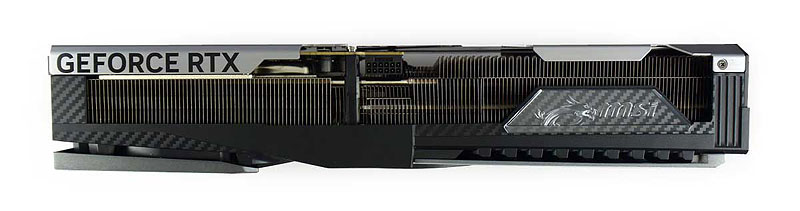 MSI RTX 5070 Ti 16G VANGUARD SOC; horná strana 