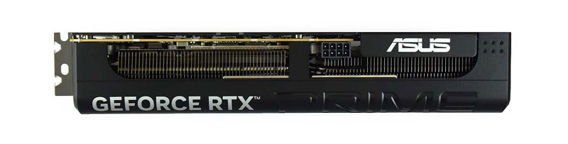 Asus PRIME RTX 5060 O8G; horná strana 