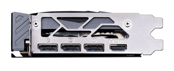 MSI RTX 5060 Ti 16G GAMING TRIO OC; obrazové výstupy 