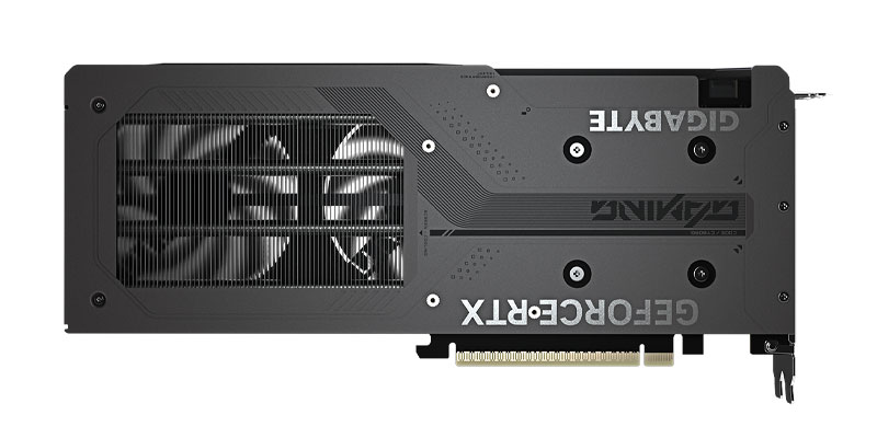 Gigabyte RTX 5060 GAMING OC 8G; zadná strana