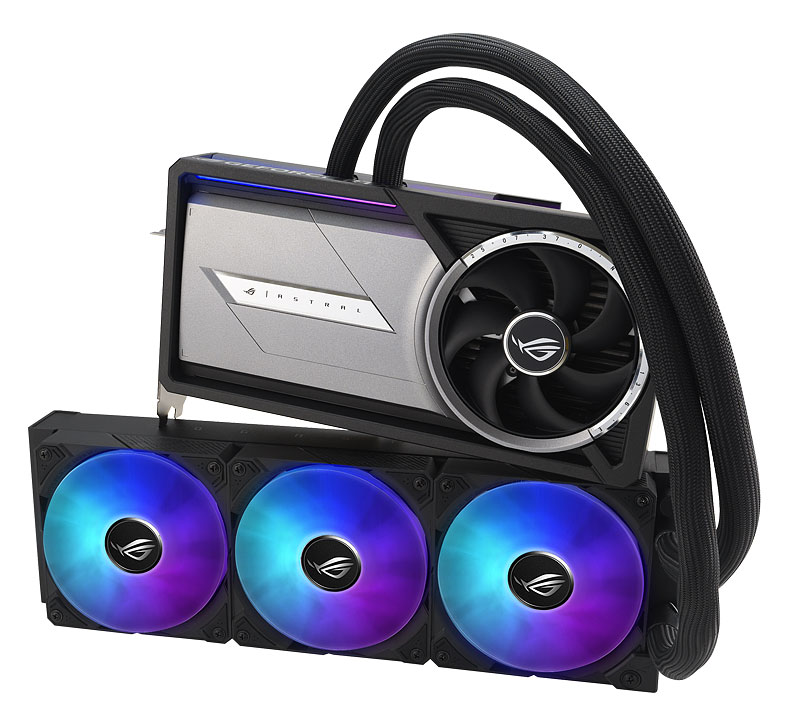 Asus ASTRAL LC RTX 5090 O32G Gaming; celkový pohľad