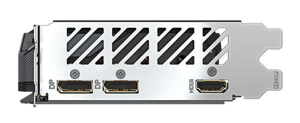 Gigabyte RX 9060 XT GAMING OC 16G; obrazové výstupy 
