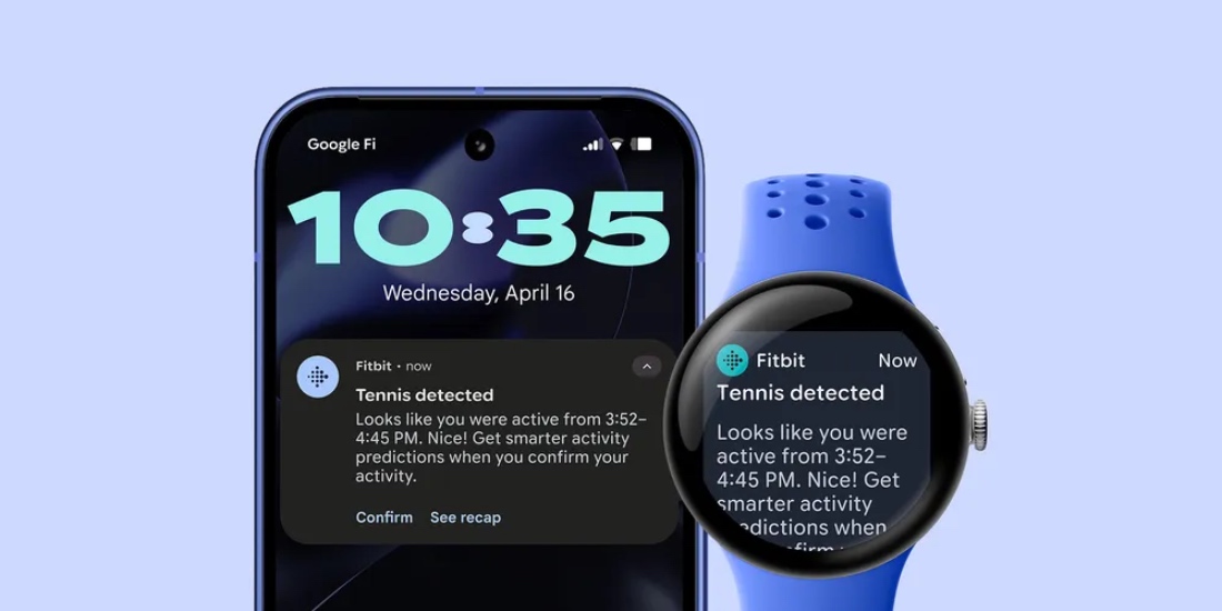 Google Pixel Watch 4, detekcia aktivity