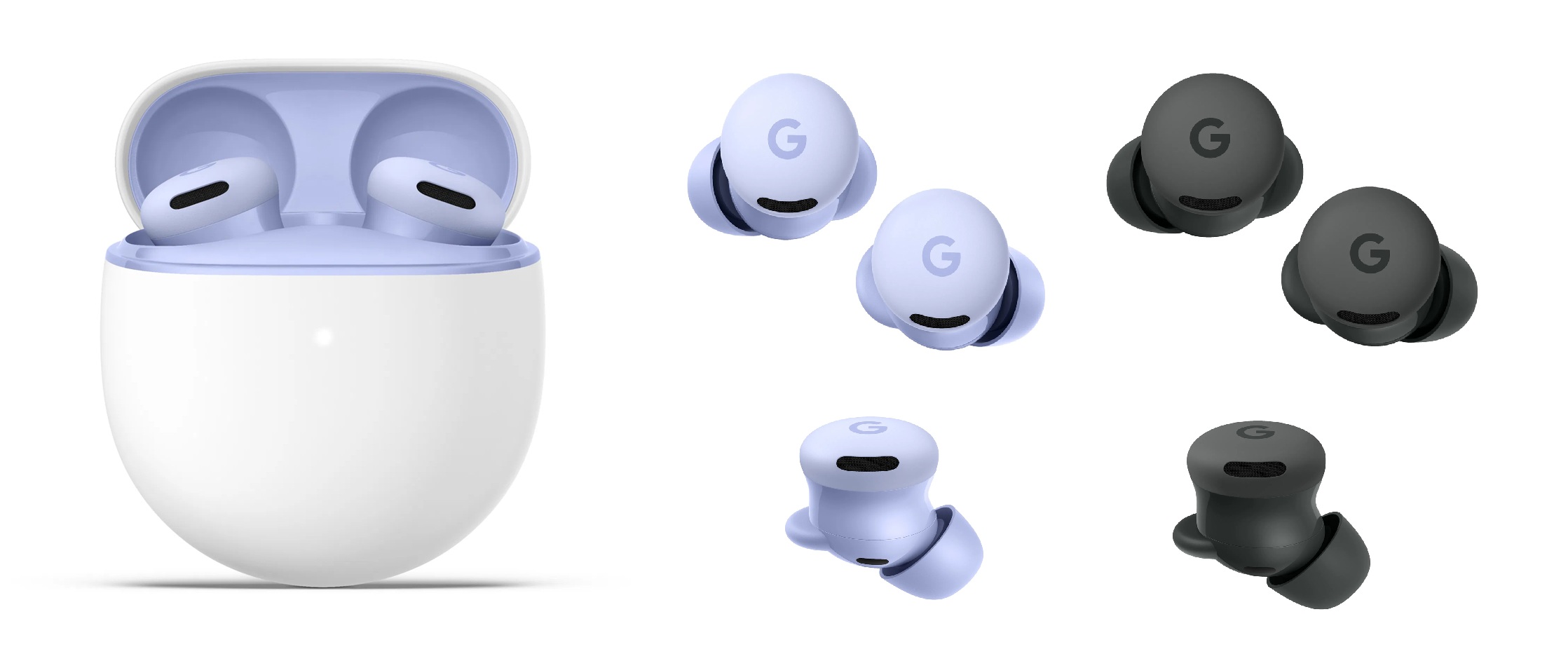 Google Pixel Buds 2a, design
