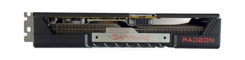 Sapphire PULSE RX 9060 XT GAMING OC 16G; horná strana 