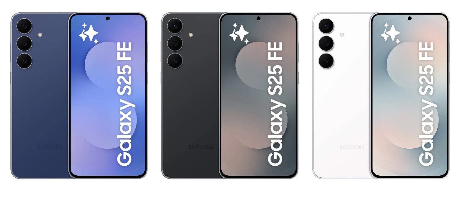 Samsung Galaxy S25 FE, farby