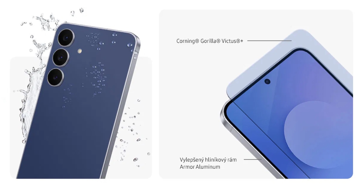Samsung Galaxy S25 FE, konštrukcia