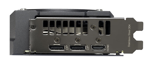 Asus TUF RX 9060 XT O16G Gaming; obrazové výstupy 