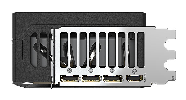 Gigabyte AORUS RTX 5080 MASTER 16G; obrazové výstupy 