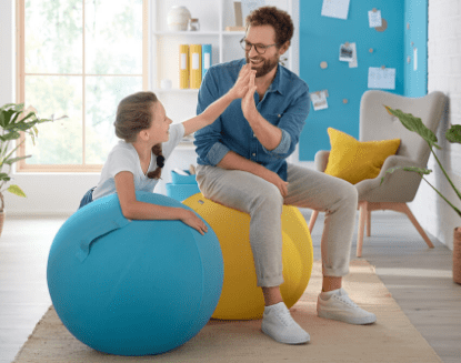 Leitz fitness lopta na sedenie
