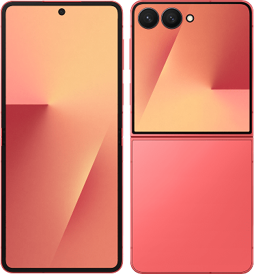 Samsung Z Flip7 Coralred