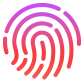 Snímač Touch ID umiestnený v pravom hornom rohu klávesnice MacBooku Air