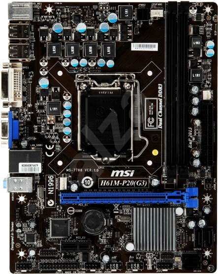 Msi h61m p20 g3 подключение передней панели