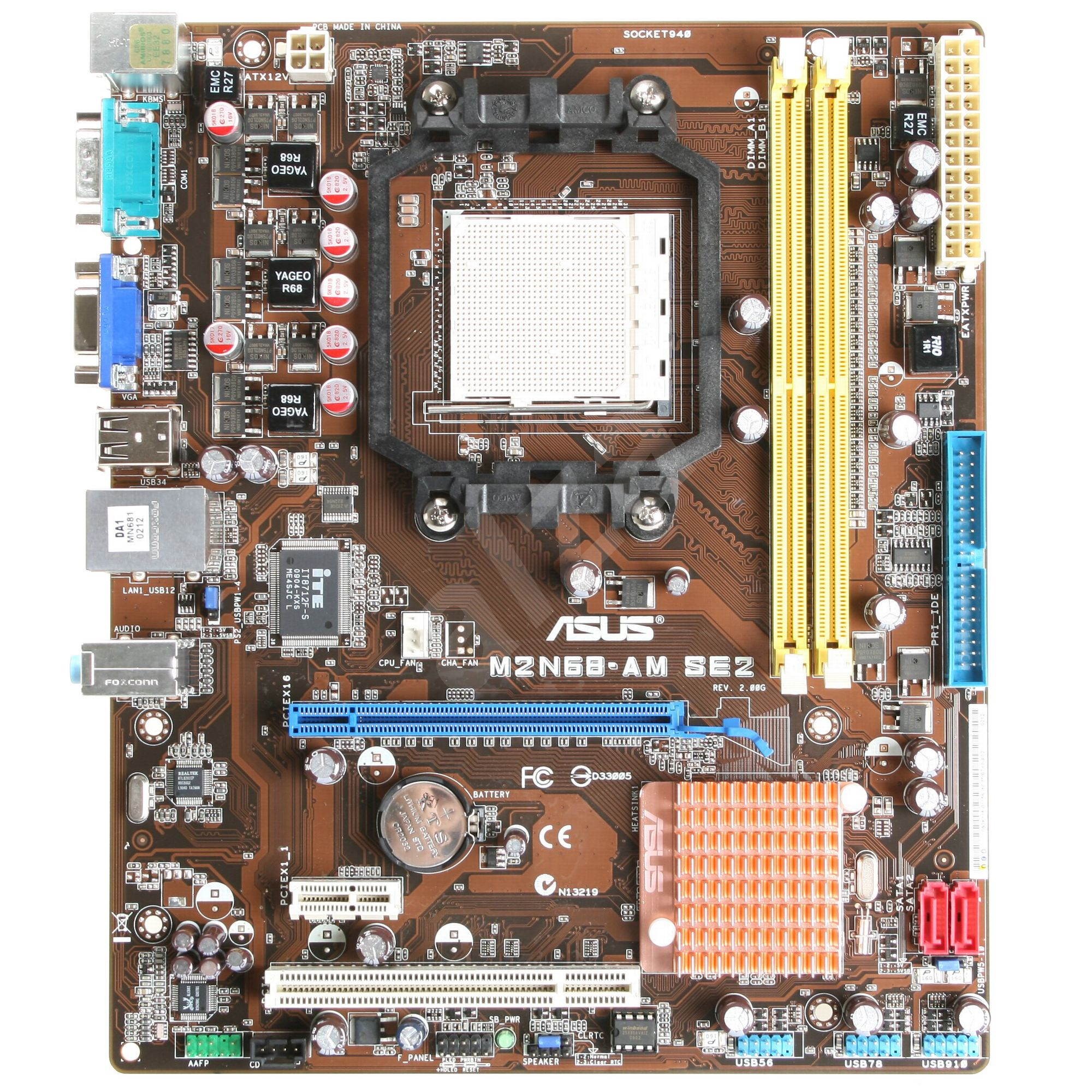 Asus m2n68 am plus разгон