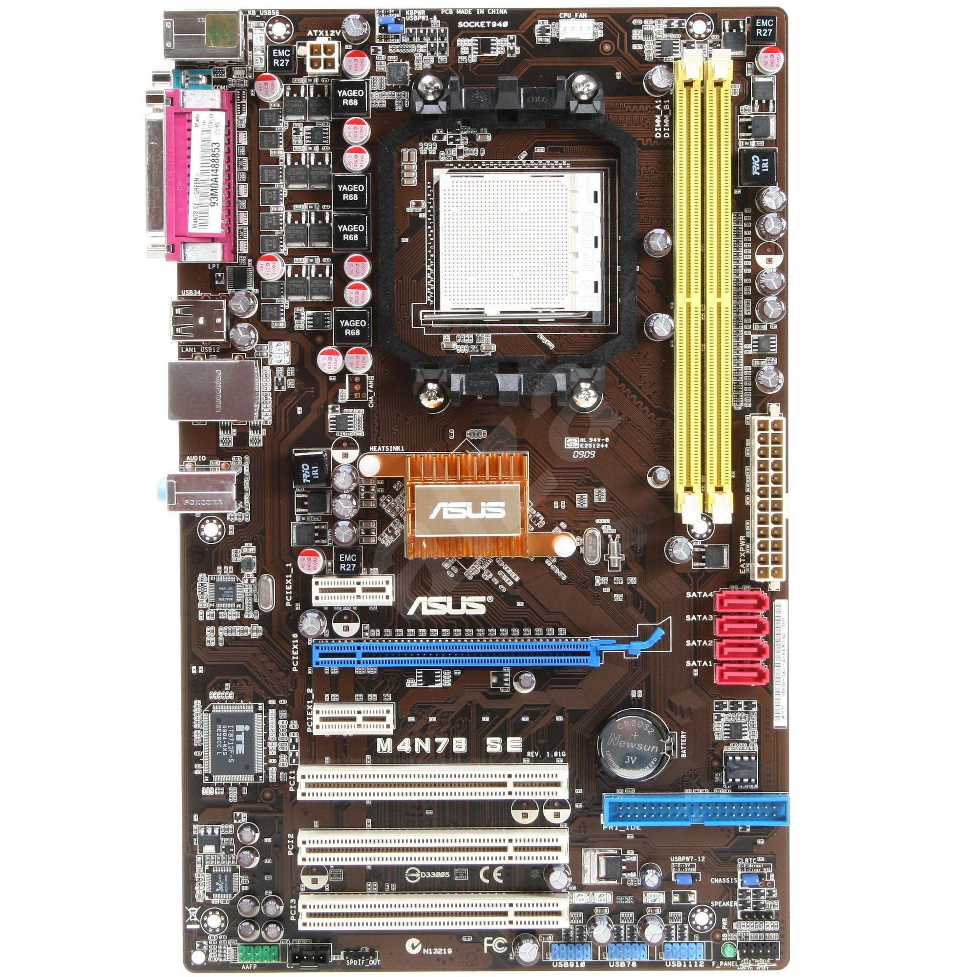 Asus m4n78 se настройка bios