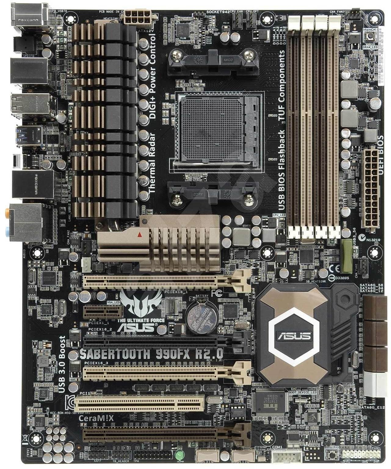 Asus sabertooth 990fx совместимость с видеокартой