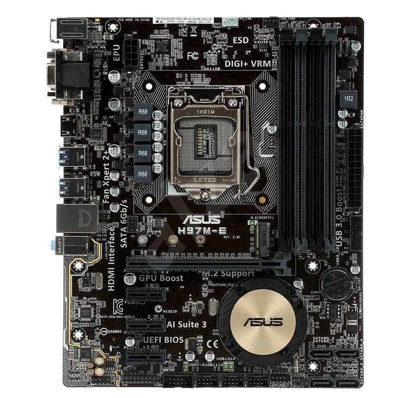 Обзор asus h97m e