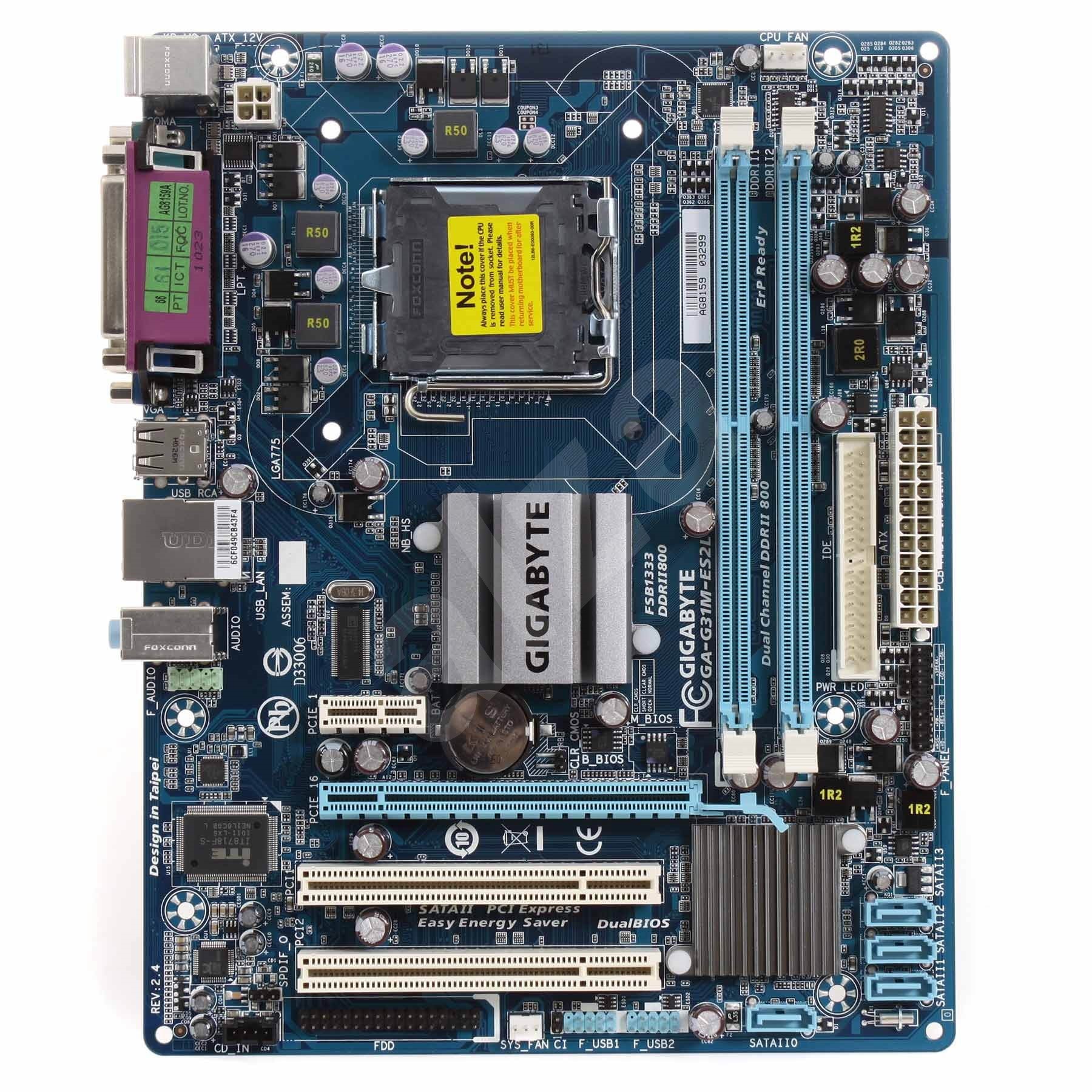 Прошивка материнской платы gigabyte ga g31m es2l