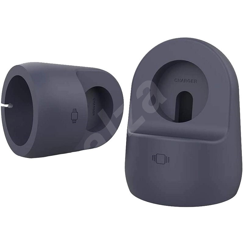 AhaStyle silikónový stojan pre Apple Watch midnight blue - Stojan na hodinky