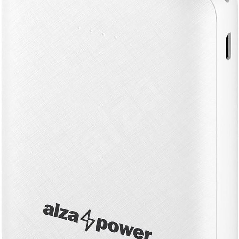 AlzaPower Onyx 10 000 mAh USB-C biela - Powerbank