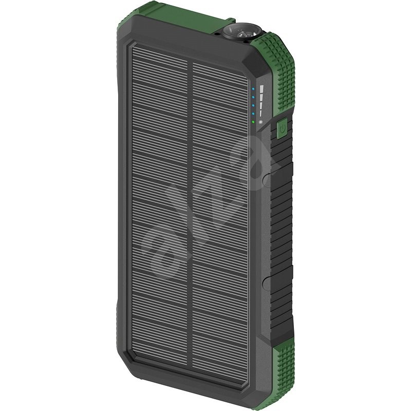 AlzaPower SolarScout 20 000 mAh zelená - Powerbank