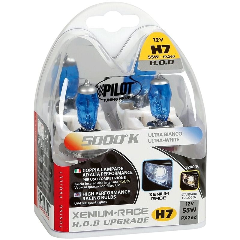 LAMPA Žiarovka H7 box/2 ks 12 V H.O.D. XENIUM RACE - Autožiarovka