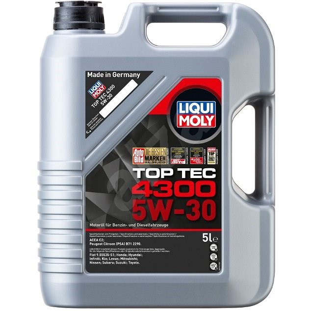Liqui Moly Motorový olej TopTec 4300 5W-30, 5 l - Motorový olej