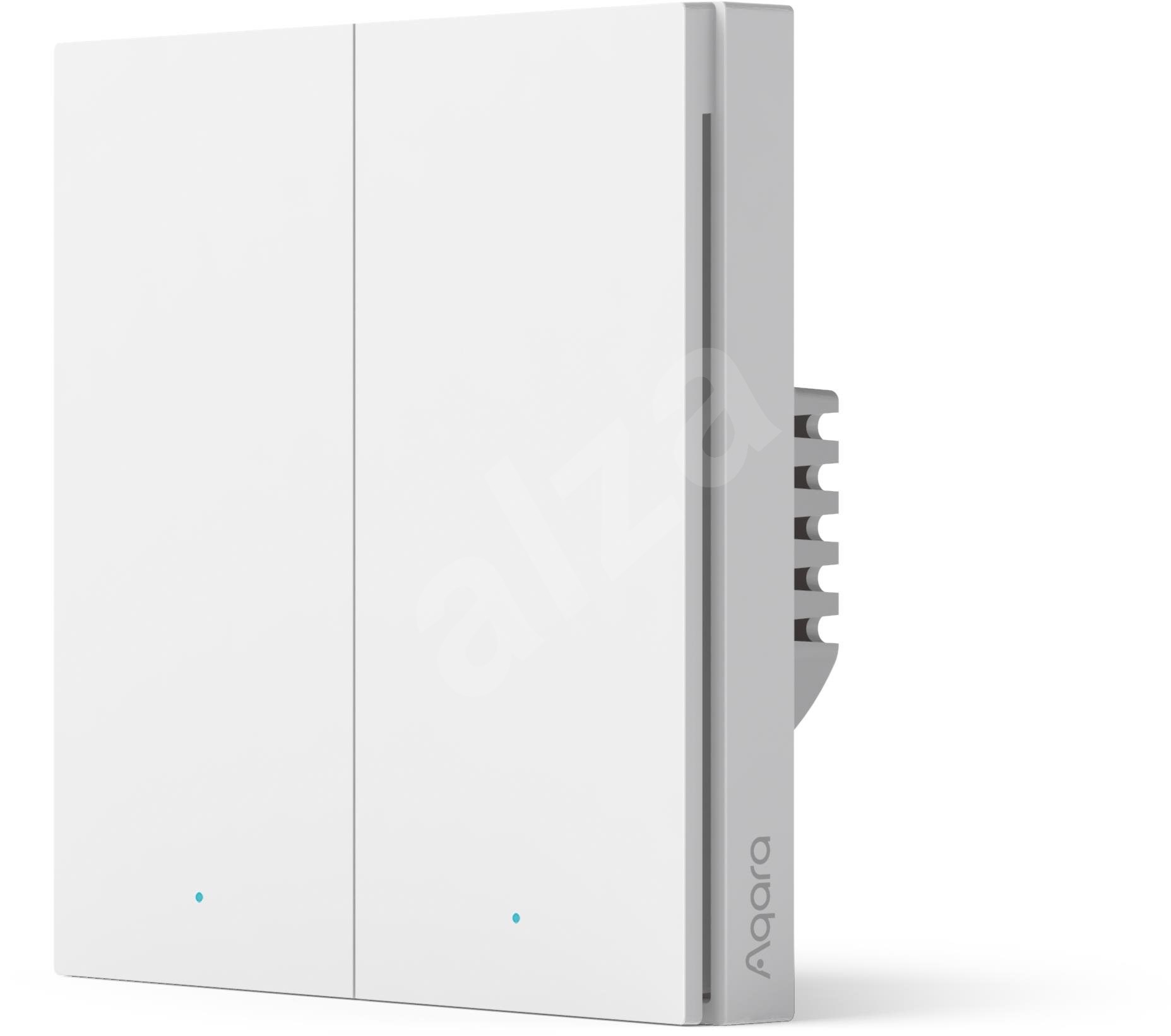 AQARA Smart Wall Switch H1 (No Neutral, Double Rocker) Vypínač Alza.sk