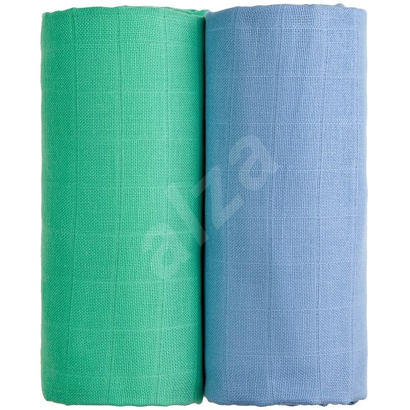 T-tomi Látkové TETRA osušky blue + green, 2 ks - Detská osuška
