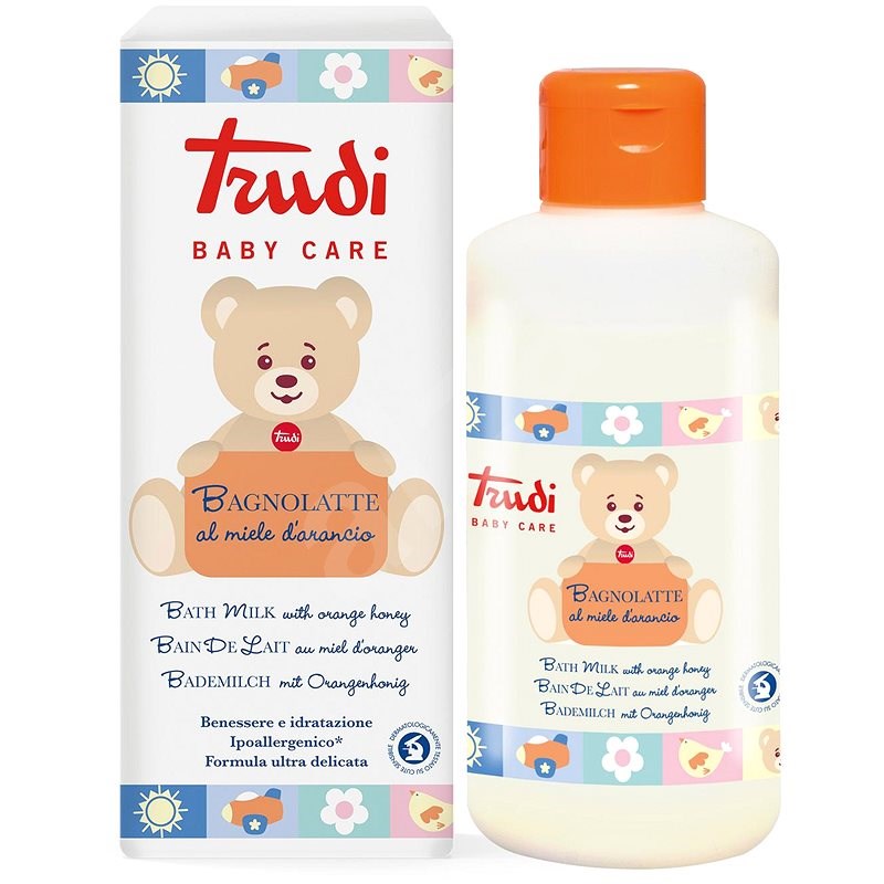 TrudiBaby detské kúpeľové mlieko s medom z pomarančového kvetu 250 ml - Detský sprchový gél