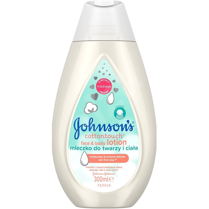 JOHNSON'S BABY Cottontouch mlieko na telo a tvár 300 ml - Detské telové mlieko
