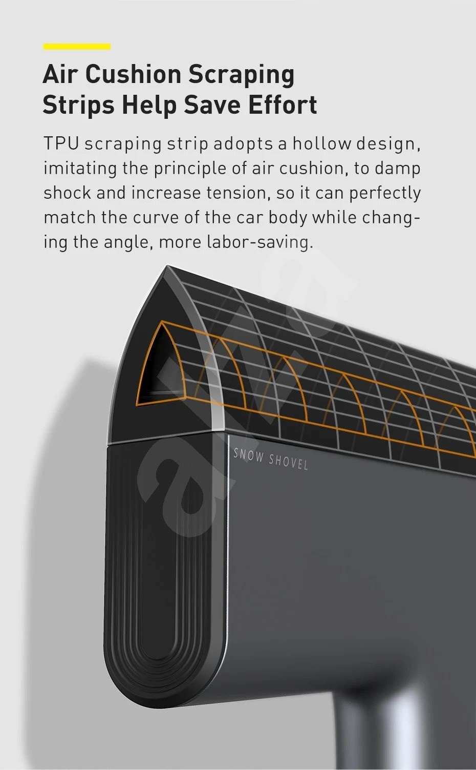 Baseus Quick Clean Car Ice Scraper Black Škrabka na ľad Alza.sk