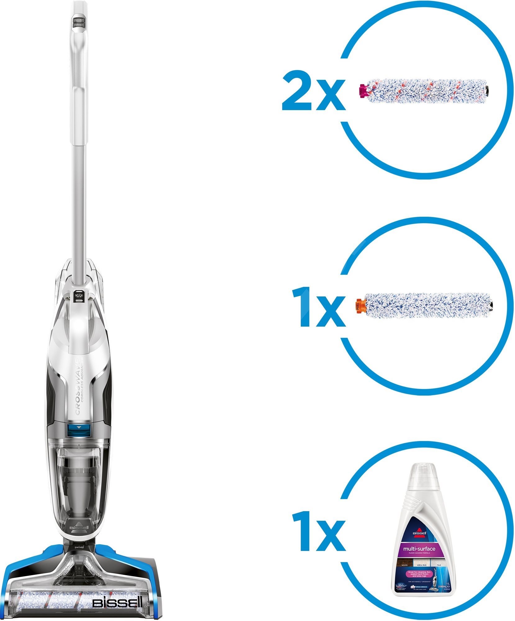 Bissell CrossWave Cordless Advanced 2588N Tyčový vysávač Alza.sk